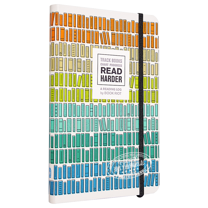 现货 【中商原版】努力阅读吧!我的阅读笔记本 英文原版 Read Harder (a Reading Log) Track Books, Chart Progress