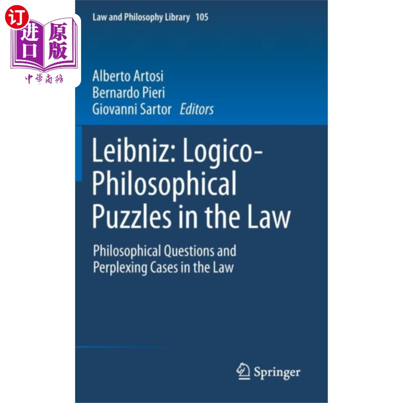 海外直订Leibniz: Logico-Philosophical Puzzles in the Law 莱布尼茨:法律中的逻辑哲学难题