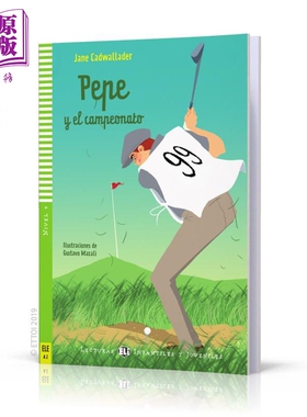 现货 西班牙语原版分级读物 ELI Young Readers Spanish A2 Pepe y el campeonato 冠军 含音频 西班牙文 小语种阅读【中商原版】