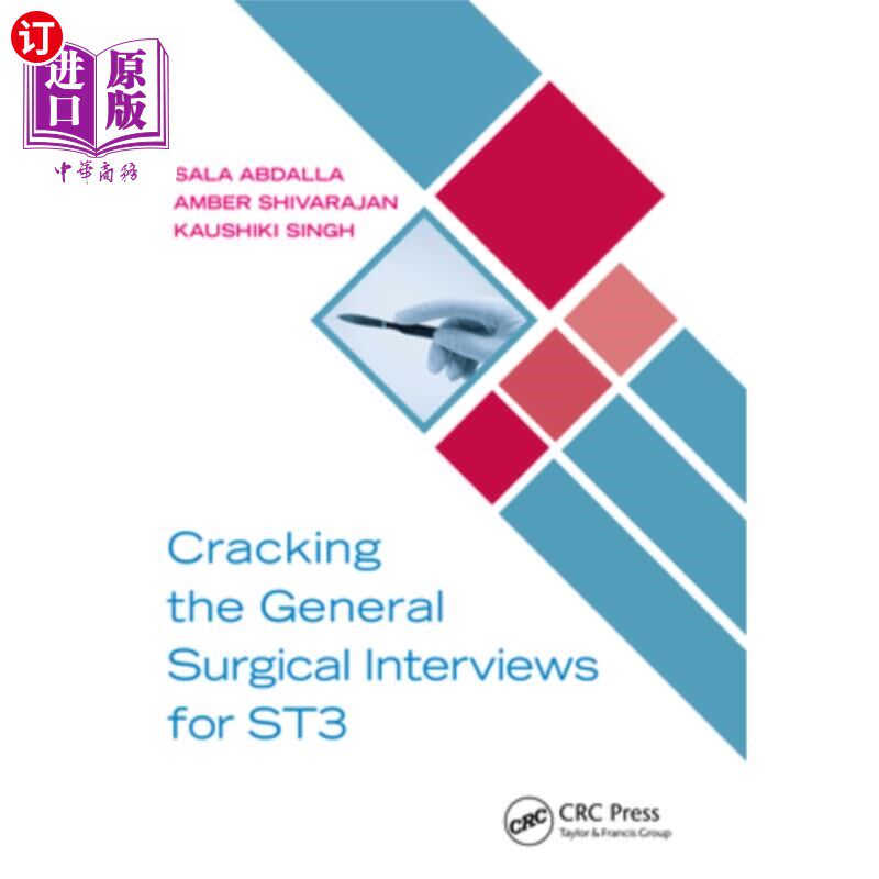 海外直订医药图书Cracking the General Surgical Interviews for ST3 破解ST3的普外科访谈
