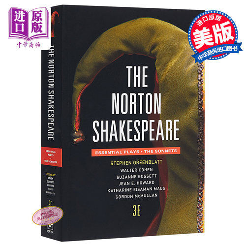 现货 The Norton Shakespeare 英文原版 诺顿莎士比亚戏剧和14行诗推荐文集 经典文学名著【中商原版】