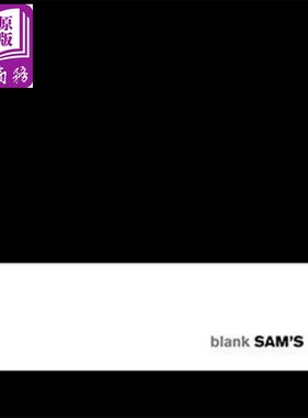 现货 Sam's Blank Black Notebook 英文原版 山姆的黑色笔记本（空白）【中商原版】