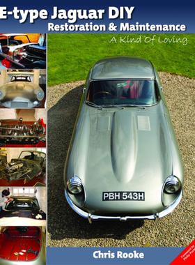 现货 E型捷豹的DIY修复与保养 英文原版 E type Jaguar DIY Restoration Maintenance Chris Rooke【中商原版】