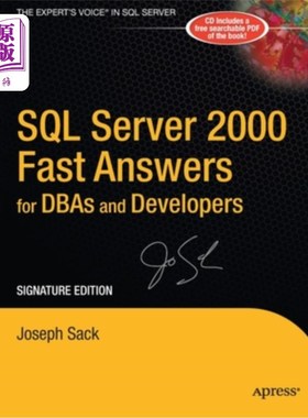 海外直订SQL Server 2000 Fast Answers for Dbas and Developers, Signature Edition: Signatu SQL Server