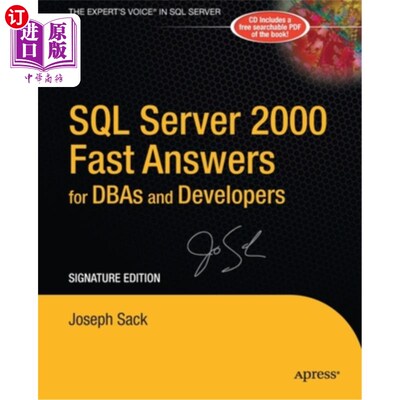 海外直订SQL Server 2000 Fast Answers for Dbas and Developers, Signature Edition: Signatu SQL Server