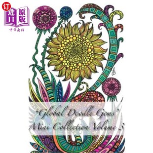Mini 全球涂鸦宝石迷你系列第3卷 along for Doodle Gems you Volume Collection bring 海外直订Global Pocket
