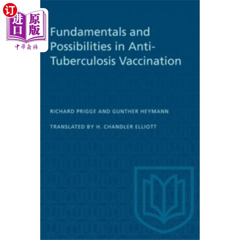 海外直订医药图书Fundamentals and Possibilities in Anti-Tuberculo... 抗结核疫苗的基础和可能性
