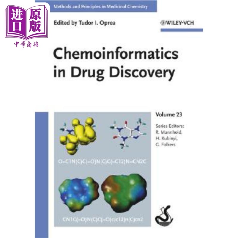 现货 药物发现中的化学信息学 Chemoinformatics In Drug Discovery Tudor Oprea 英文原版 中商原版