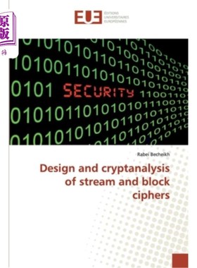海外直订Design and cryptanalysis of stream and block ciphers 流密码和分组密码的设计与密码分析