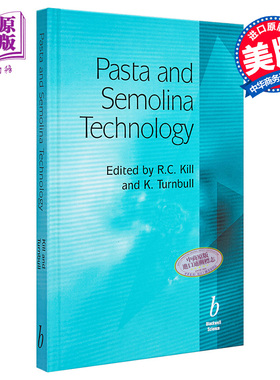 现货 意大利面食与粗粒面粉技术 Pasta And Semolina Technology Ron Kill 英文原版【中商原版】wiley