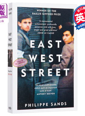 预售 East West Street : On the Origins of Genocide and Crimes Against Humanity 英文原版 东西街【中商原版】