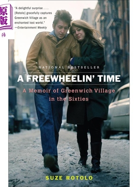 现货 A Freewheelin' Time Suze Rotolo 英文原版 放任自流的时光【中商原版】