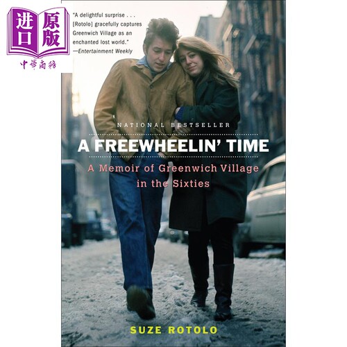现货 A Freewheelin' Time Suze Rotolo 英文原版 放任自流的时光【中商原版】