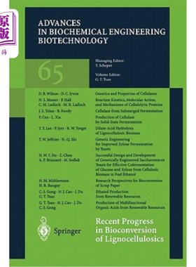 海外直订Recent Progress in Bioconversion of Lignocellulosics 木质纤维素的生物转化研究进展