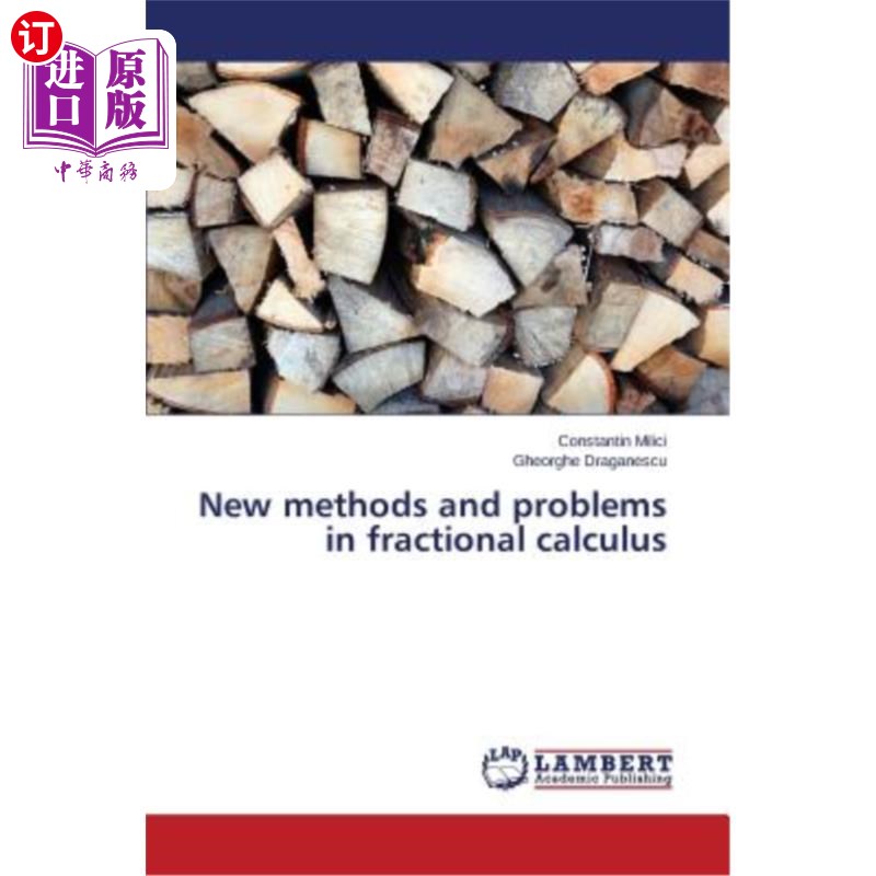 海外直订New methods and problems in fractional calculus分数阶微积分中的新方法和新问题