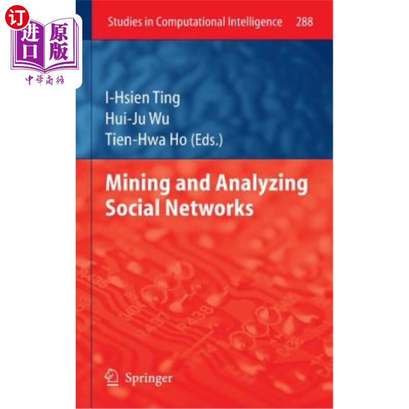 海外直订Mining and Analyzing Social Networks 挖掘和分析社交