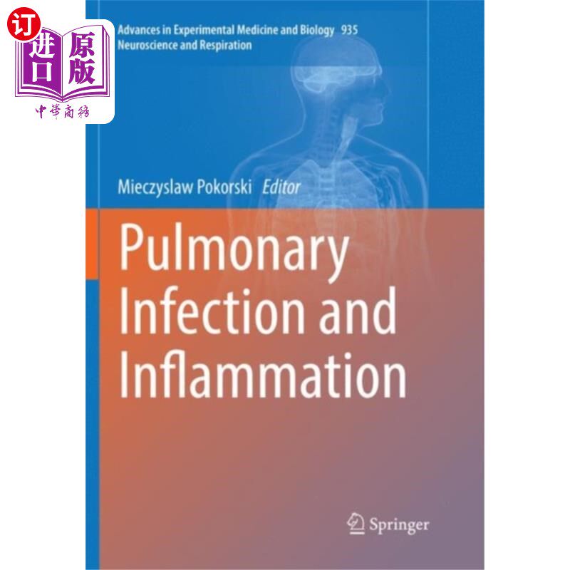 海外直订医药图书Pulmonary Infection and Inflammation 肺部感染和炎症