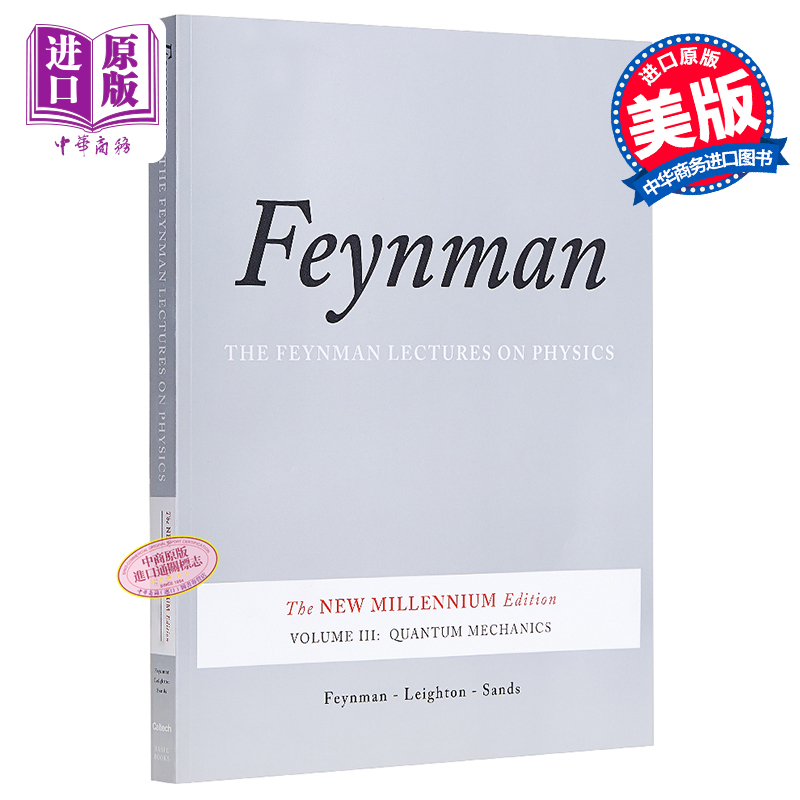 现货 费恩曼物理学讲义3 Feynman Lectures on Physics, Vol. III  Richard Feynman  英文原版 费曼