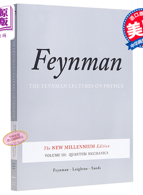 现货 费恩曼物理学讲义3 Feynman Lectures on Physics, Vol. III  Richard Feynman  英文原版 费曼