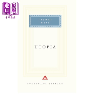预售 人人文库系列 乌托邦 Utopia Introduction by Jenny Mezciems 英文原版 Thomas More 哲学理论【中商原版】