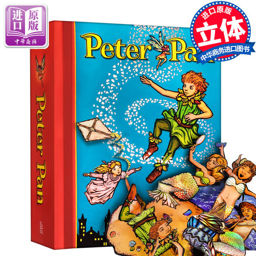 【中商原版】小飞侠彼得潘立体书 英文原版 Peter Pan Pop-Up 原装进口 正版 经典世界名著 儿童节礼物
