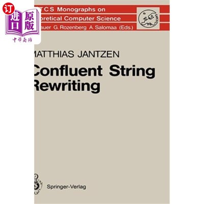 海外直订Confluent String Rewriting 合流字符串重写