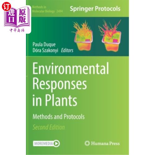 海外直订Environmental Responses in Plants: Methods and Protocols 植物的环境响应:方法和规程