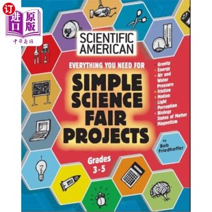 American Projects 海外直订Scientific 科学博览会项目 Science 简单 Simple 5年级 Fair 科学美国人 Grades