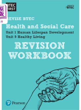 海外直订Pearson REVISE BTEC First in Health and Social C... 皮尔森修订BTEC首先在健康和社会保健修订工作手册- 2023年
