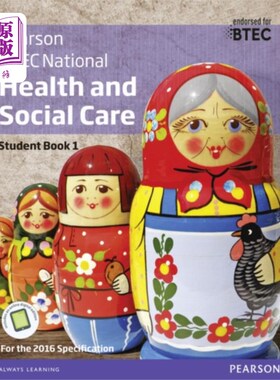 海外直订BTEC National Health and Social Care Student Boo... BTEC国家卫生和社会保健学生书1