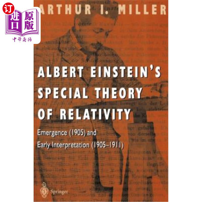 海外直订Albert Einstein's Special Theory of Relativity: Emergence (1905) and Early Inter 爱因斯坦的狭义相对论：产生