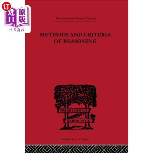 海外直订Methods and Criteria of Reasoning 推理方法和标准