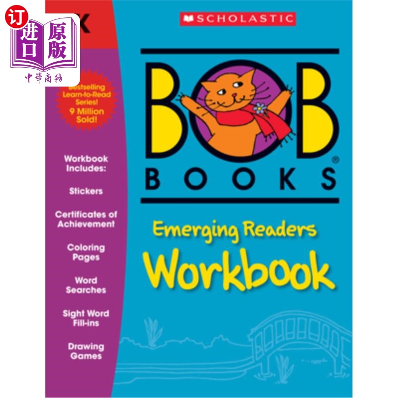 海外直订Bob Books: Emerging Readers Workbook Bob Books：新兴读者手册