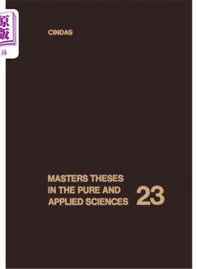 海外直订Masters Theses in the Pure and Applied Sciences: Accepted by Colleges and Univer 纯科学与应用科学硕士论文：
