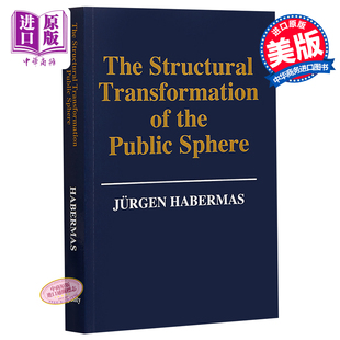 预售 Habermas 结构转型 The Transformation Jürgen Sphere Structural 英文原版 公共领域 Public 哈贝马斯