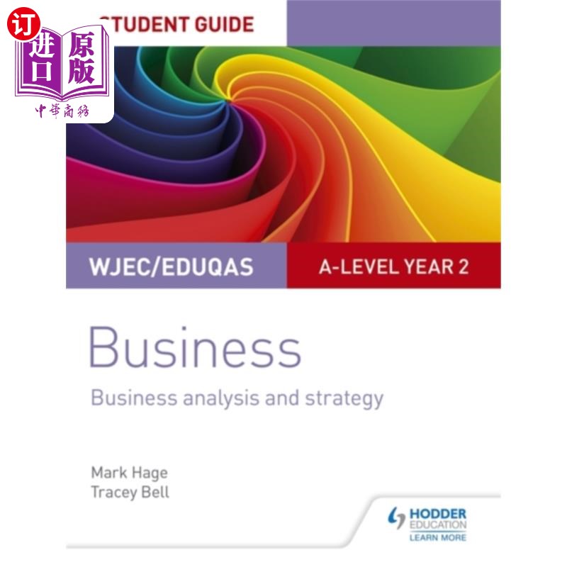 海外直订WJEC/Eduqas A-level Year 2 Business Student Guid... WJEC/Eduqas A-level二年级商科学生指南3:商业分析与策略