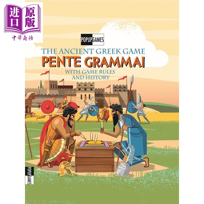 五线棋 古希腊游戏立体书 Pente Grammai The Ancient Greek Game 英文原版 Hawcock David 3D立体书【中商原版】