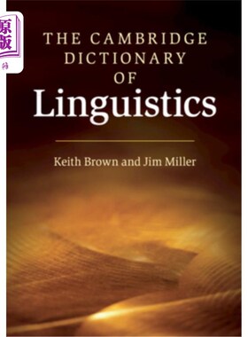 海外直订The Cambridge Dictionary of Linguistics 剑桥语言学词典