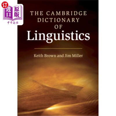 海外直订The Cambridge Dictionary of Linguistics 剑桥语言学词典