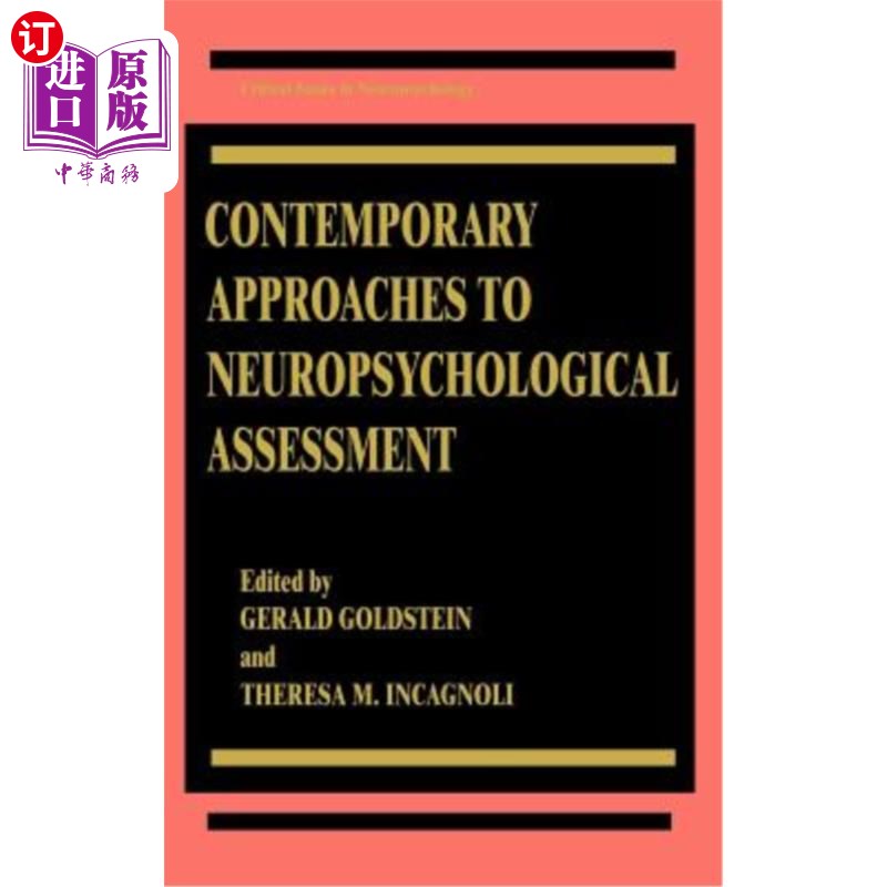 海外直订医药图书Contemporary Approaches to Neuropsychological Assessment 神经心理学评估的当代方法
