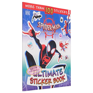 蜘蛛侠平行宇宙 贴纸书 漫威索尼 Sticker Book Marvel Spider Man 英文原版 DK书籍 可搭纵横宇宙设定集 【中商原版】