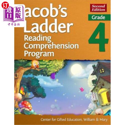 海外直订Jacob's Ladder Reading Comprehension Program: Grade 4 雅各布阶梯阅读理解课程：四年级（第二版）