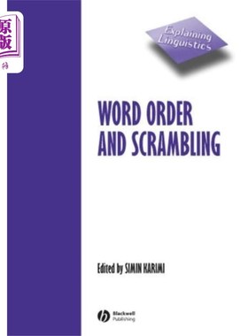 海外直订Word Order and Scrambling 词序和置乱