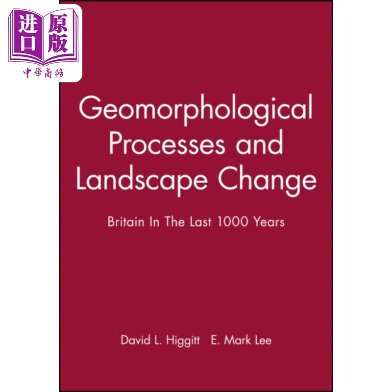 地貌过程与景观变迁 Geomorphological Processes And Landscape Change 英文原版 David Higgit【中商原版】