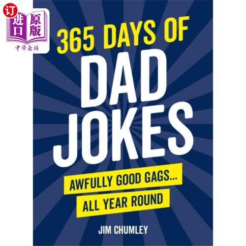 海外直订365 Days of Dad Jokes 《365天老爸笑话