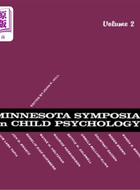 海外直订Minnesota Symposia on Child Psychology: Volume 2 明尼苏达儿童心理学研讨会:第2卷