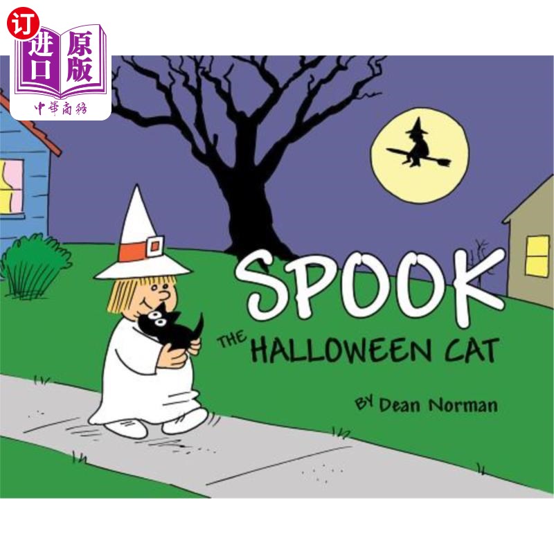 海外直订Spook the Halloween Cat 吓唬万圣节猫
