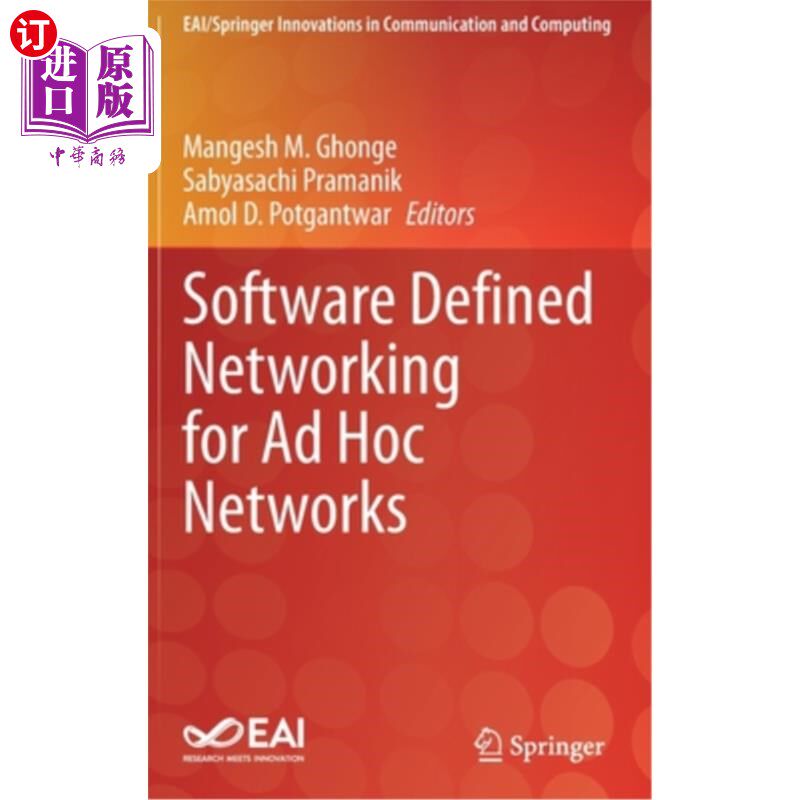 海外直订Software Defined Networking for Ad Hoc Networks 用于Ad Hoc的软件定义组网