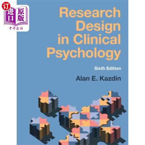 海外直订医药图书Research Design in Clinical Psychology 临床心理学研究设计