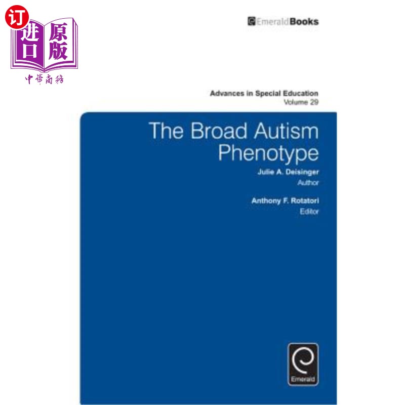 海外直订The Broad Autism Phenotype 广泛的自闭症表现型